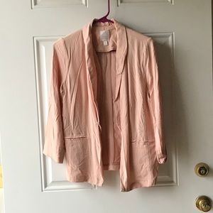 Blush blazer